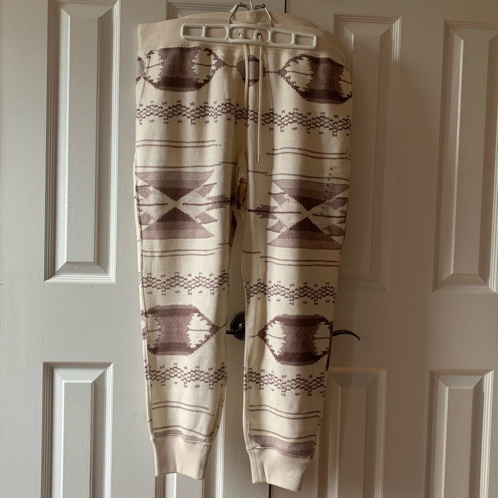Polo Ralph Lauren Light Weight Southwestern Fleece Ankle Pant